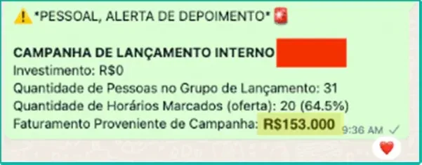 31 pacientes antigos se tornaram R$153.000